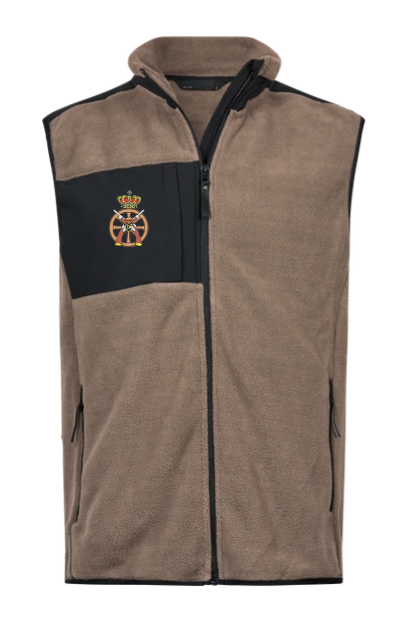 Mountain Fleece Bodywarmer Clay/Sort